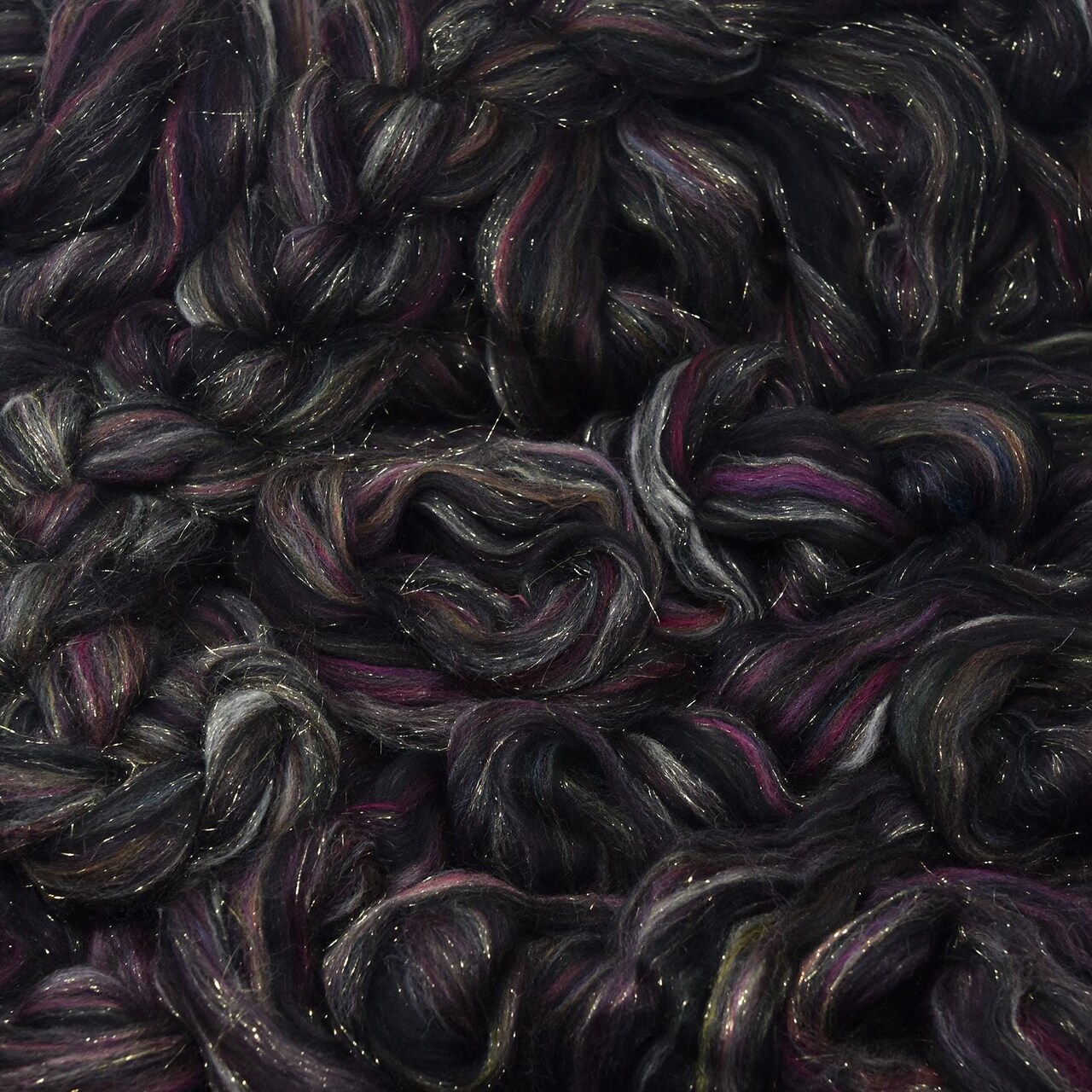 Designer Blend Corriedale Wool, Merino and Stellina Top Roving. Fancy, Colorful, Exotic - Limited Edition. Tapestry